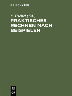 cover image of Praktisches Rechnen nach Beispielen